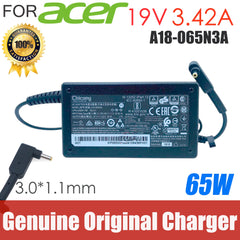 Original Chicony A18-065N3A 19V 3.42A 65W 3.0x1.0mm A065R178P AC Adapter Laptop Charger For Aspire A315-22G/A315-55G/A315-55KG