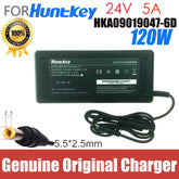 Genuine AC ADAPTER HUNTKEY 24V 5A 120W HKA12024005-7A HKA12024005-7B HK07524050-7F LASER EpiqVision EF12 POWER CHARGER SUPPLY