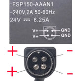 FSP Group FSP150-AAAN1 24V 6.25A 150W AC adapter Charger For WELLTRONICS WTS-2405S OSA-500R Power Supply 4PIN FSP150-AABN1