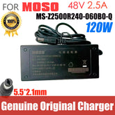 Genuine MOSO MS-Z2500R240-060B0-Q 24V 2.5A 60W AC Adapter Charger Power Supply 5.5*2.1mm
