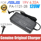 Original 19V 6.32A For ASUS Laptop supply power AC adapter charger FX50J ZX50JX A550J FX63VD W50J G58JVG fxj4200 PA-1121-28