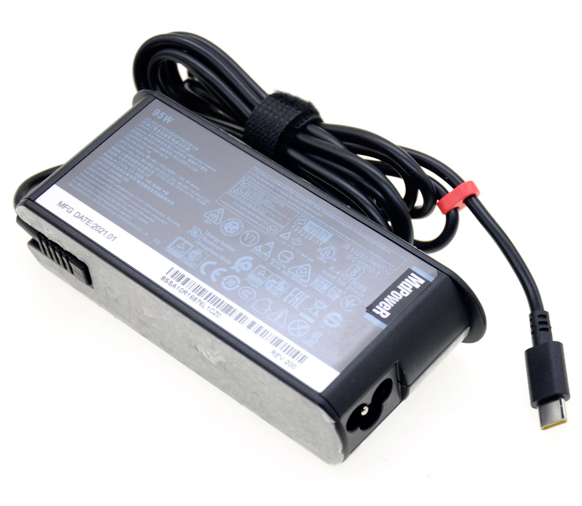 Genuine 95W Type-C Charger 20V 4.75A /15V 3A /9V 3A /5V 3A for Lenovo ADLX95YCC3 YOGA 14S THINKPAD X1 CARBON T470ST AC adapter