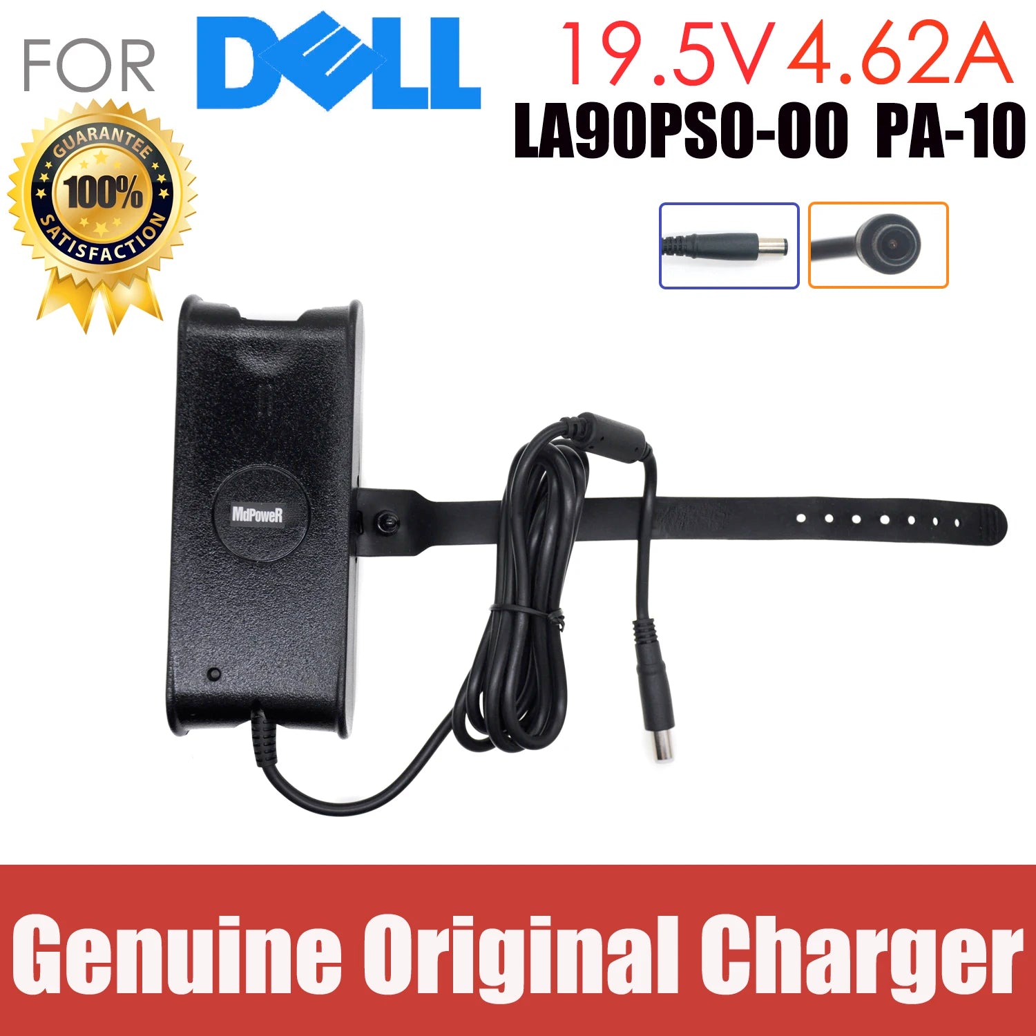 Original 19.5V 4.62A 90W For DELL N4020 N4030 N4050 N4110 N4110 N5110 P22G PA10 pa-1900-02D laptop supply AC adapter charger