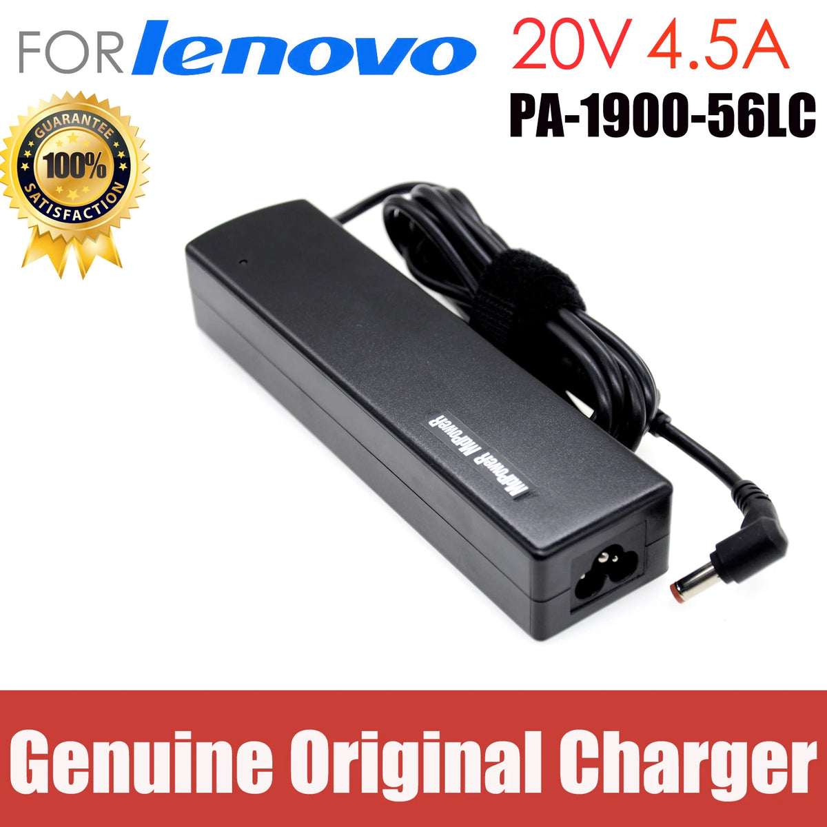 original 20V 4.5A 90W AC Adapter Laptop Charger For lenovo G580 K23 K26 K29 K43 K43A K46 K47 K49A N480 N485 N580 PA-1900-56LC