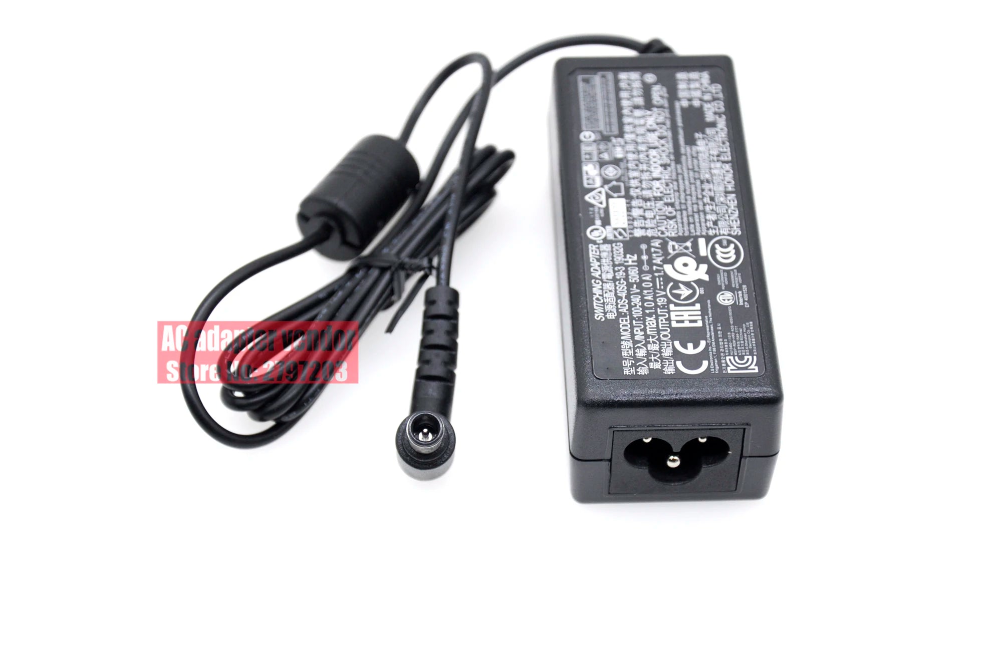 new Original FOR LG 19V 1.7A ADS-40SG-19-3 19032G AC adapter Power supply Charger cord