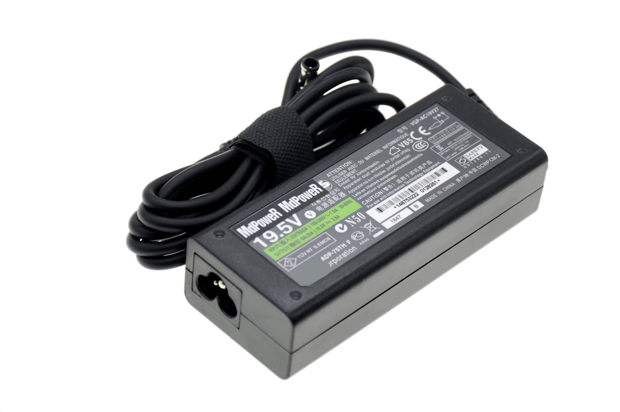 Original For SONY VAIO 19.5V 3.9A 75W VGP-AC19V27/ V62 / V37/ V33 / V20 / V19 laptop supply power AC adapter charger