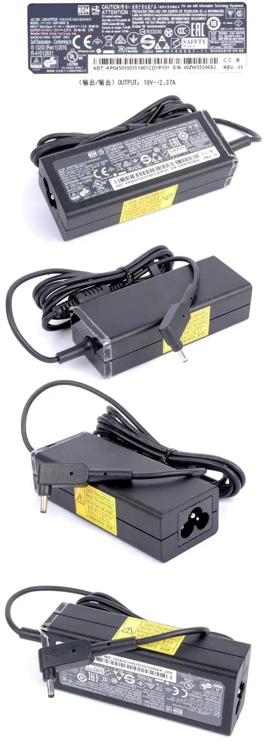 Original For ACER 19V 2.37A 45W 3.0*1.1mm laptop AC adapter charger Swift 3 SF314-52G SF314-54  SP315 Switch 3 SW312 ADP-45HE B