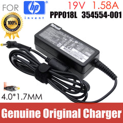 Original 19V 1.58A 30W 4.0x1.7mm AC adapter laptop charger For HP Mini 110 210 700 730 1000 1033 PPP018H 493092-003 496813-001