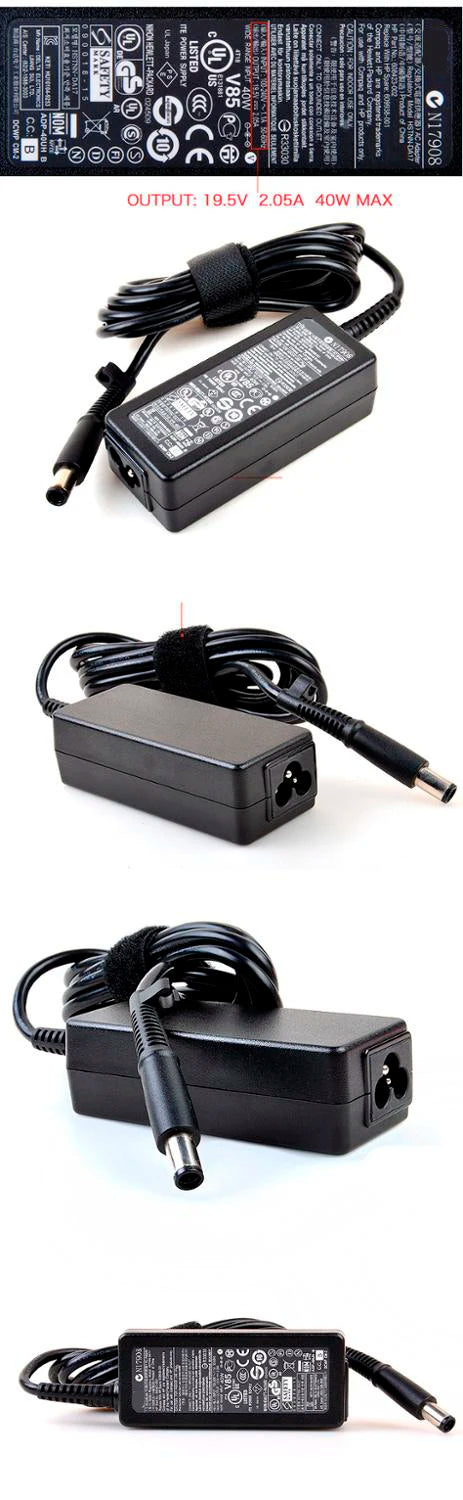 Original For HP Mini 2140 5101 5102 Netbook laptop power supply AC adapter charger 608423-002 609938-001 HSTNN-DA17 7.4x5.0mm
