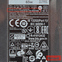 Original 19.5V 3.34A 65W AC Adapter Charger for Dell Latitude 15-3000 3550 3560 LA65NM130 E5250 E5450 E5440 DA65NM130 7.4*5.0MM