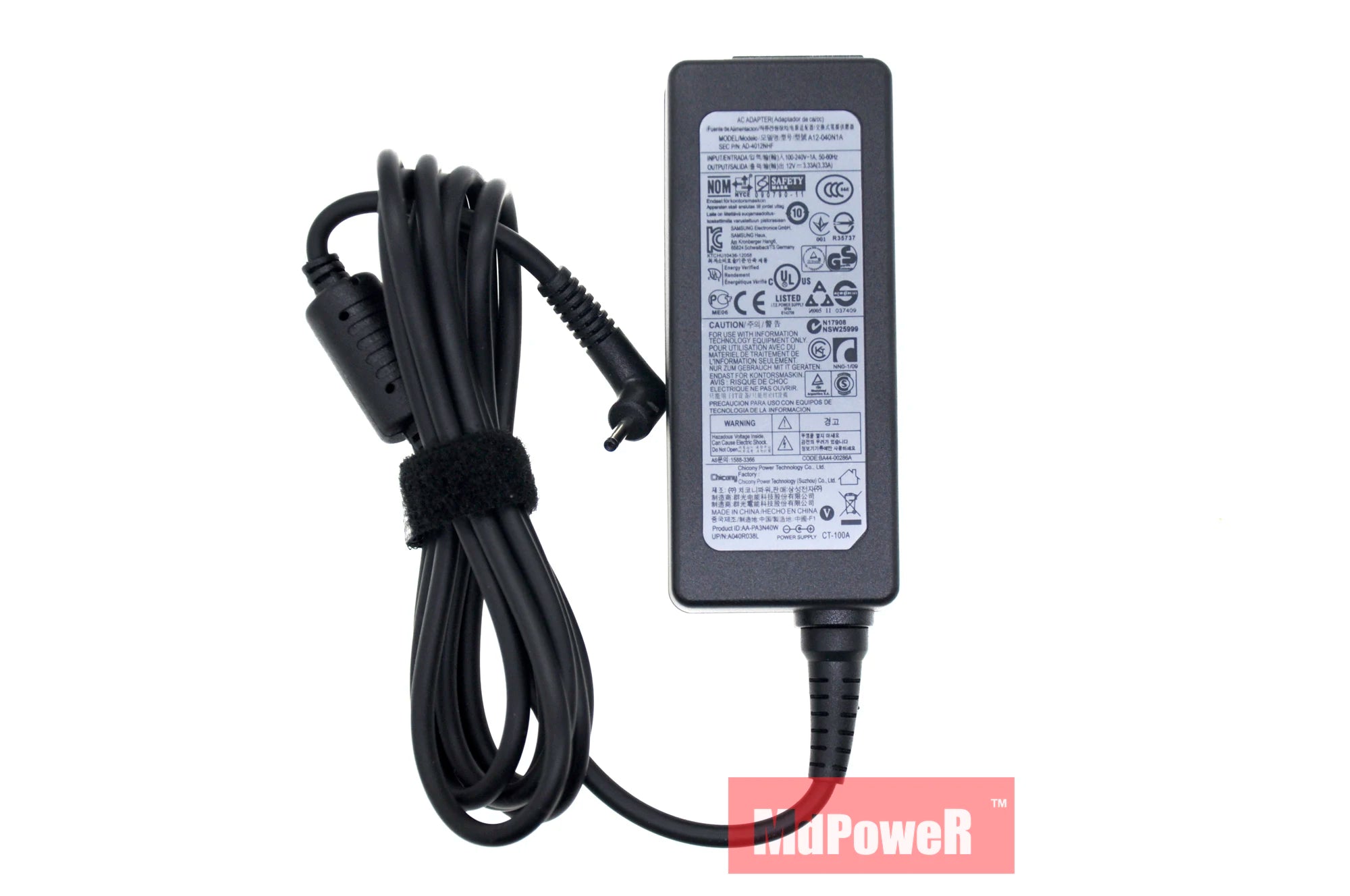 Original 12V 3.33A 40W AA-PA3N40W Ac Adapter For Samsung AD-4012NHF ADP-40MH XE500T1C 300T XE300TZC XE303C12 XE700T1C