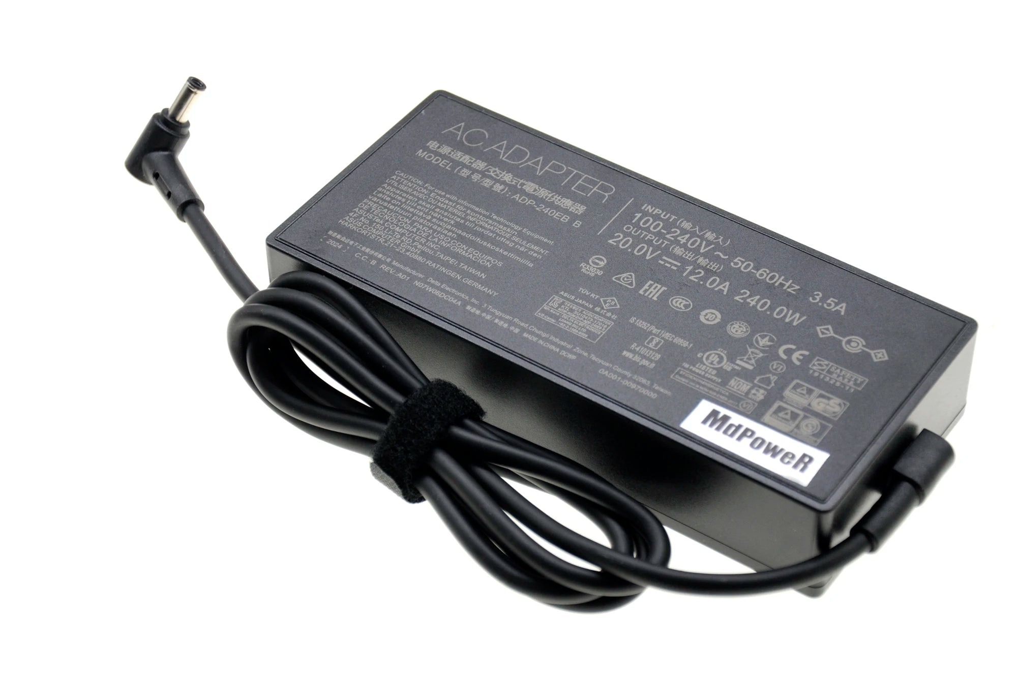 Genuine ADP-240EB B 20V 12A 240W AC Adapter Laptop Charger For ASUS ROG 15 GX550LXS RTX2080 Power Supply 6.0 x 3.5mm