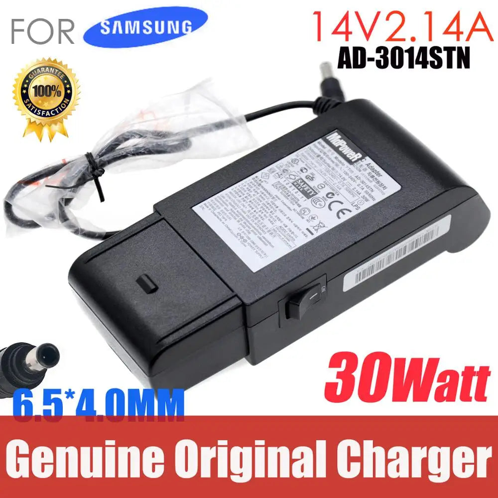 Original For Samsung LCD SyncMaster AC adapter charger Power supply AD-3014STN 14V 2.14A  S22B150N S22B360H S23A300 S24A350