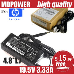 19.5V 3.33A 65W AC Power Adapter Charger Power Supply for HP Pavilion 15-b000 Sleekbook  14 15 For Envy 4 6 Ultrabook TouchSmart