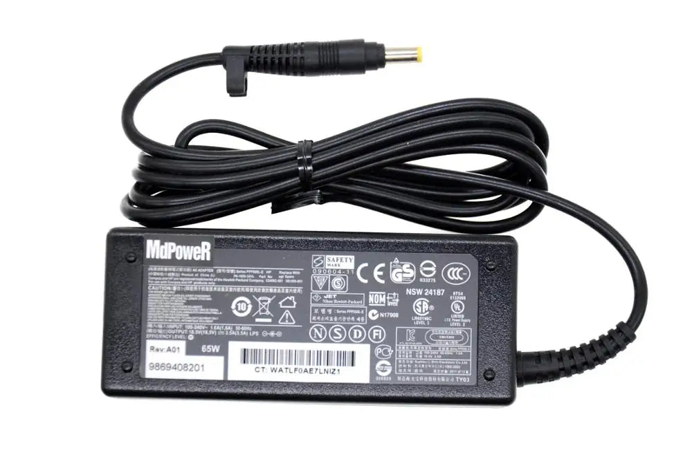 Original 18.5V 3.5A 65W 4.8x1.7mm AC adapter laptop charger For HP 610 615 620 621 530 510 NX6120 NX6130 PPP009H/L/D HSTNN-105C