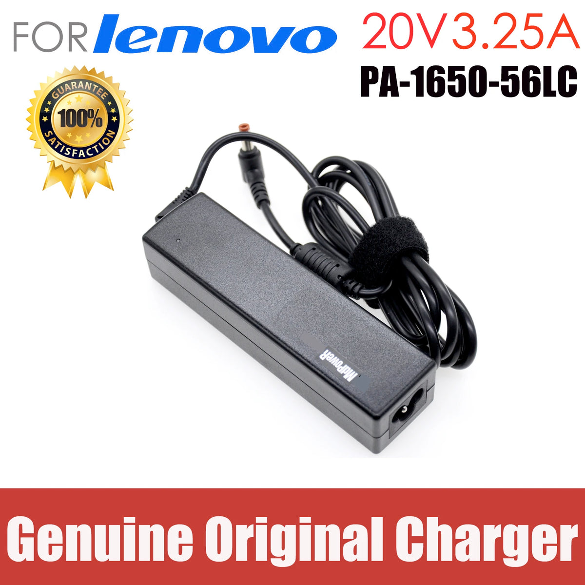 original 20V 3.25A AC Adapter Laptop Charger For lenovo B470 B570e G470 G570 G770 V570 Z400 P500  Z560 PA-1650-56LC ADP-65KHB