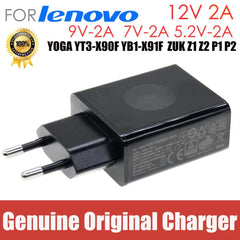 Original 12v 2a 5.2v 2a 7v 2a 24w for lenovo Phone Tablet charger laptop AC Adapter YOGA YT3-X90F YB1-X91F sc-13 ZUK Z1 Z2 P1 P2