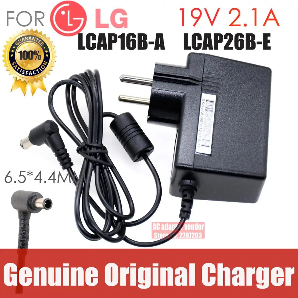 new Original FOR LG 19V 2.1A LCAP16B-A LCAP26B-E ADS-45FSN-19 19040GPCU AC adapter Power supply Charger cord US EU
