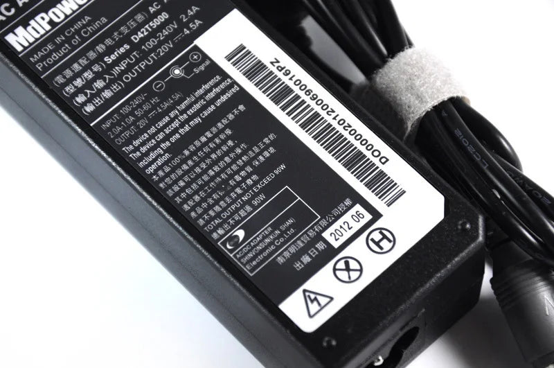 MDPOWER For LENOVO ThinkPad E330 E335 E40 E420 E420s Notebook laptop power supply power AC adapter charger cord 20V 4.5A