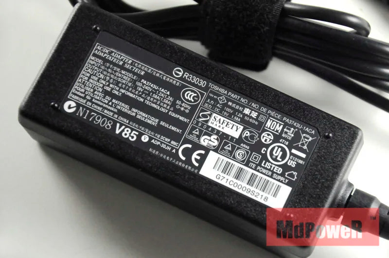 Original For TOSHIBA 19V 1.58A ADP-30JH A PA3743U-1ACA laptop supply power charger AC adapter AT100 Mini B500 NB201 NB200 NB300