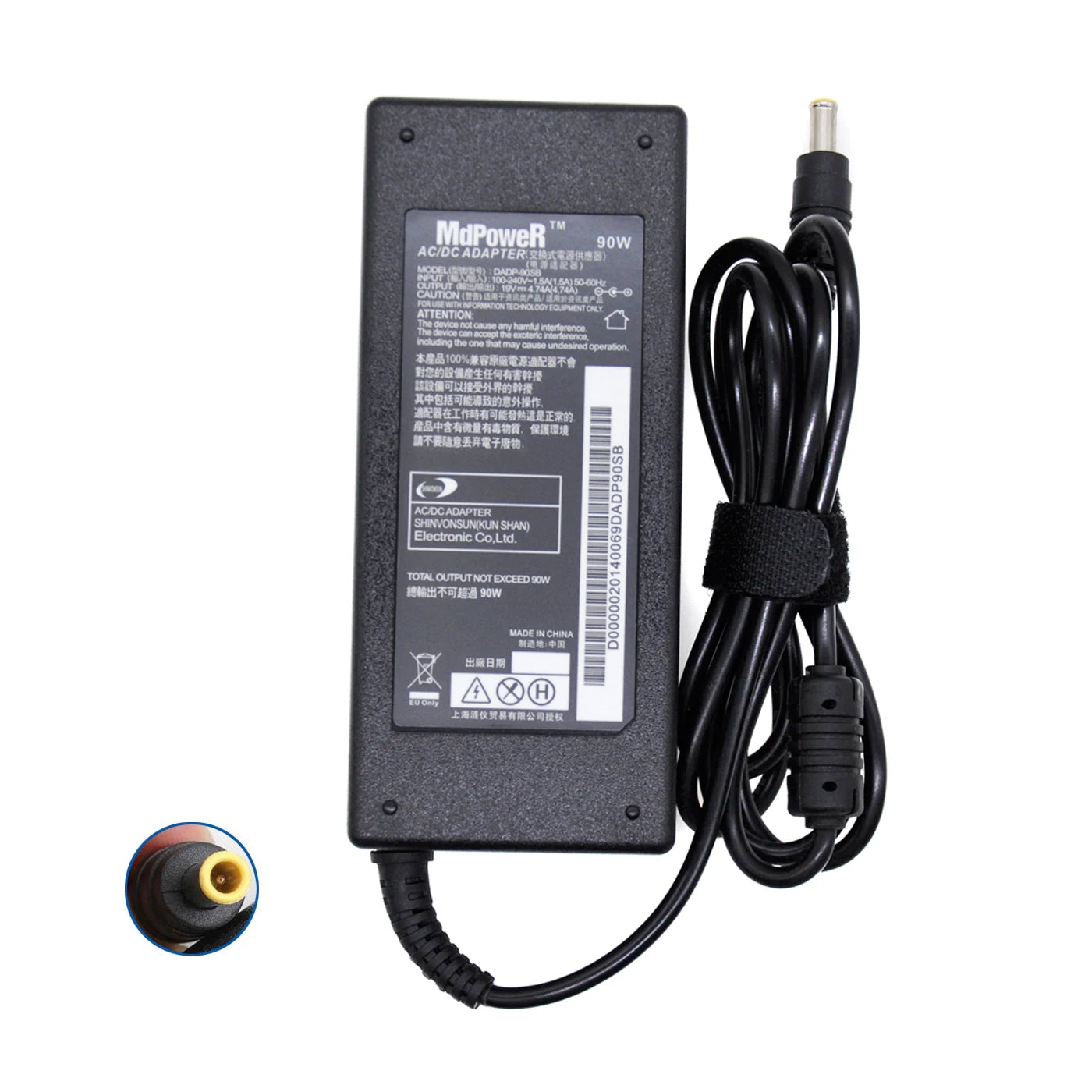 For samsung RF511 RF710 RF711 RF712 AD-9019S NP 770Z5E 780Z5E  870Z5E 870Z5G laptop power supply AC adapter charger 19V 4.74A