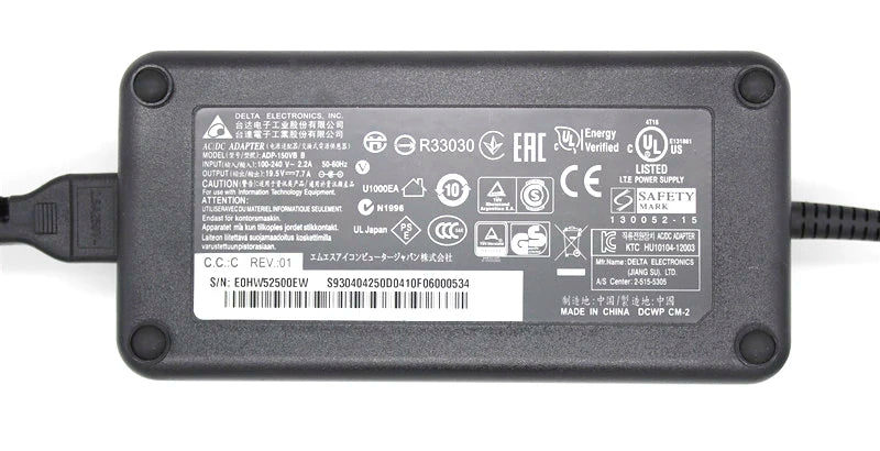 Genuine ADP-150VB B 19.5V 7.7A 150W Laptop Adapter Power Supply For MSI GS60 Ghost Pro-606 GS70 Stealth 2PE-430AU GE62 Adapter
