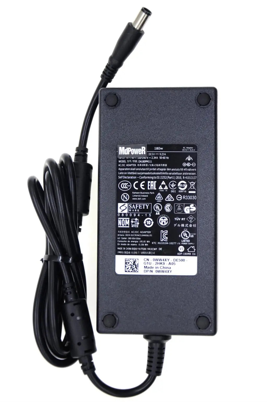 Original 180W 19.5V 9.23A 7.4*5.0mm Laptop AC Adapter for Dell Precision M4600 M4700 M4800 Alienware 13 R3 G3 Charger DA180PM111