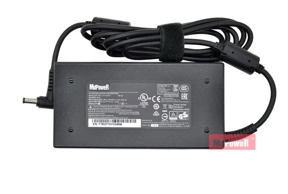 Genuine Chicony 19.5V 6.15A 120W Power supply for MSI GE60 GE70 GP60 PE62 GE72 GF63 16GH AC adapter Laptop Charger  A12-120P1A