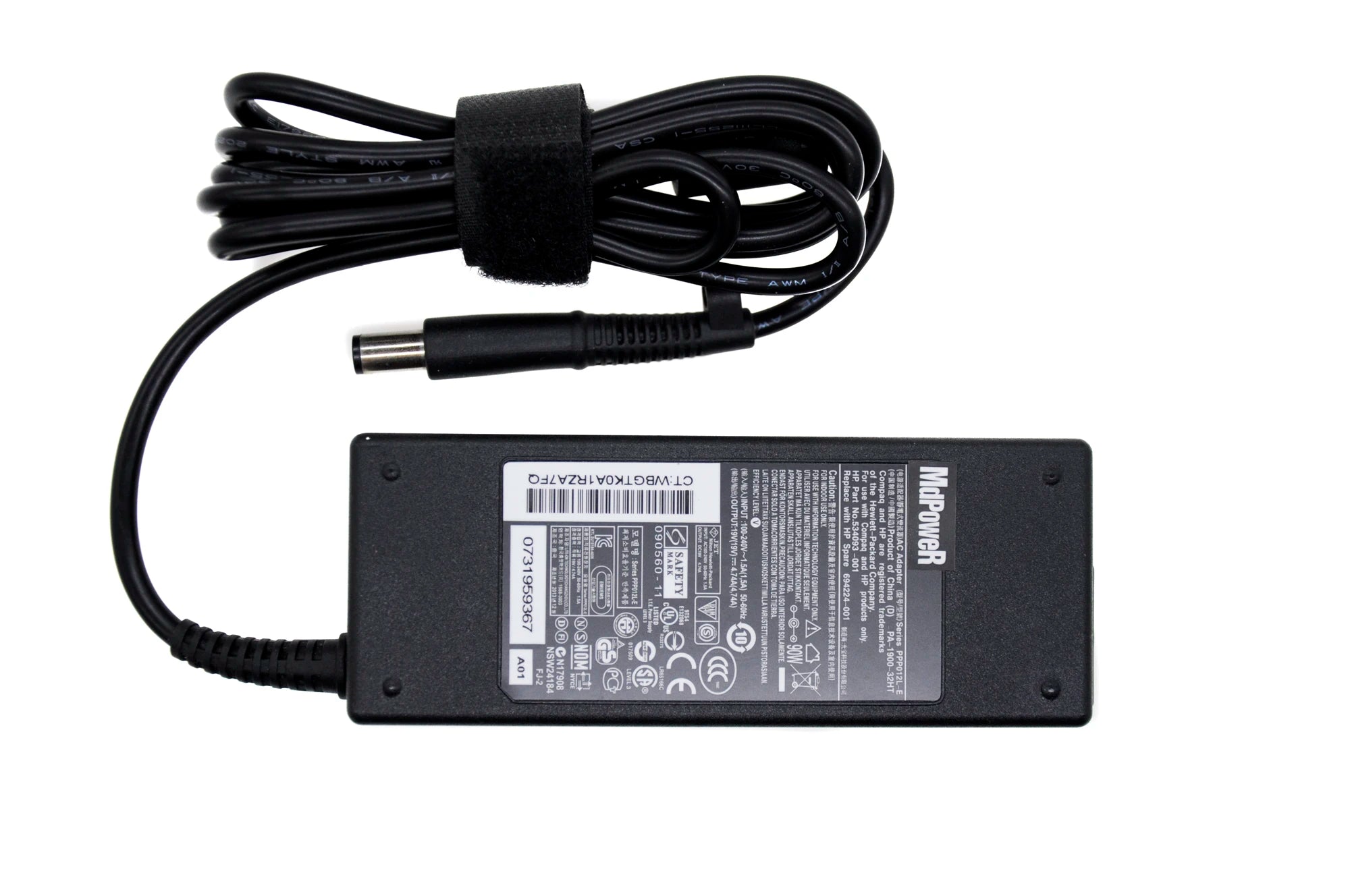 19V 4.74A AC adapter laptop charger For HP 4311s 4320s 4321s 4330s 4331s 4341s 4410s 4411s 4436s 4441s 4446s 4520s 6710b 6515b