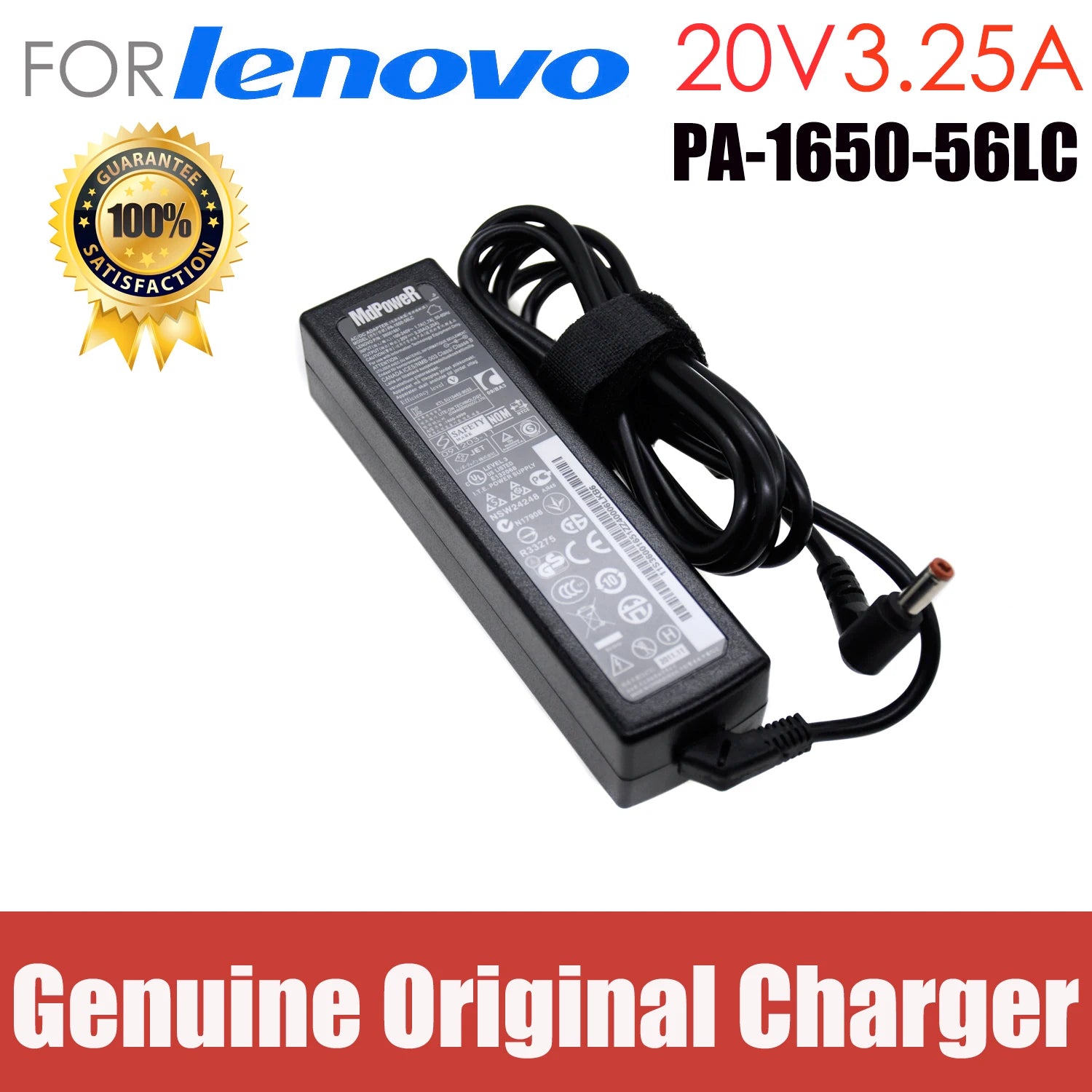 Original 20V 3.25A 65W 5.5*2.5mm For LENOVO PA-1650-56LC ADP-65KH B B450 B460 CPA-A065 power supply laptop AC adapter charger