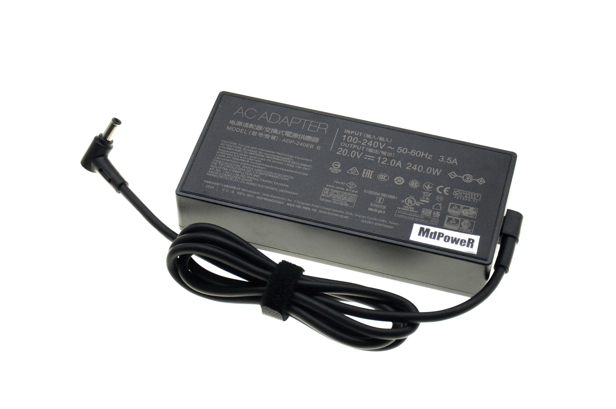 Genuine ADP-240EB B 20V 12A 240W AC Adapter Laptop Charger For ASUS ROG 15 GX550LXS RTX2080 Power Supply 6.0 x 3.5mm