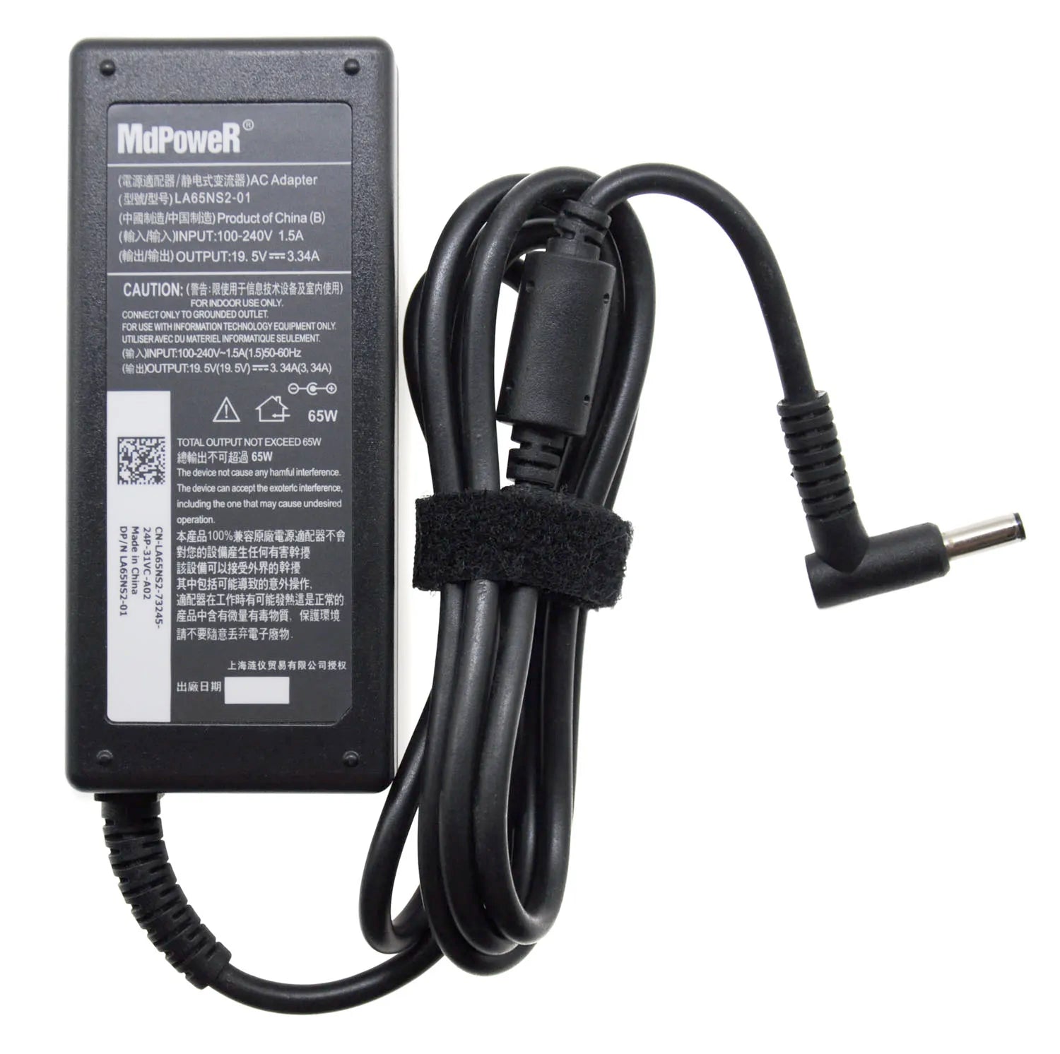 19.5V 3.34A 65W  laptop charger ac adapter for Dell Vostro 15 3561 3562 3565 3568 3572 3578 5568 5370 XPS13 9333 9344 HA65NS5-00