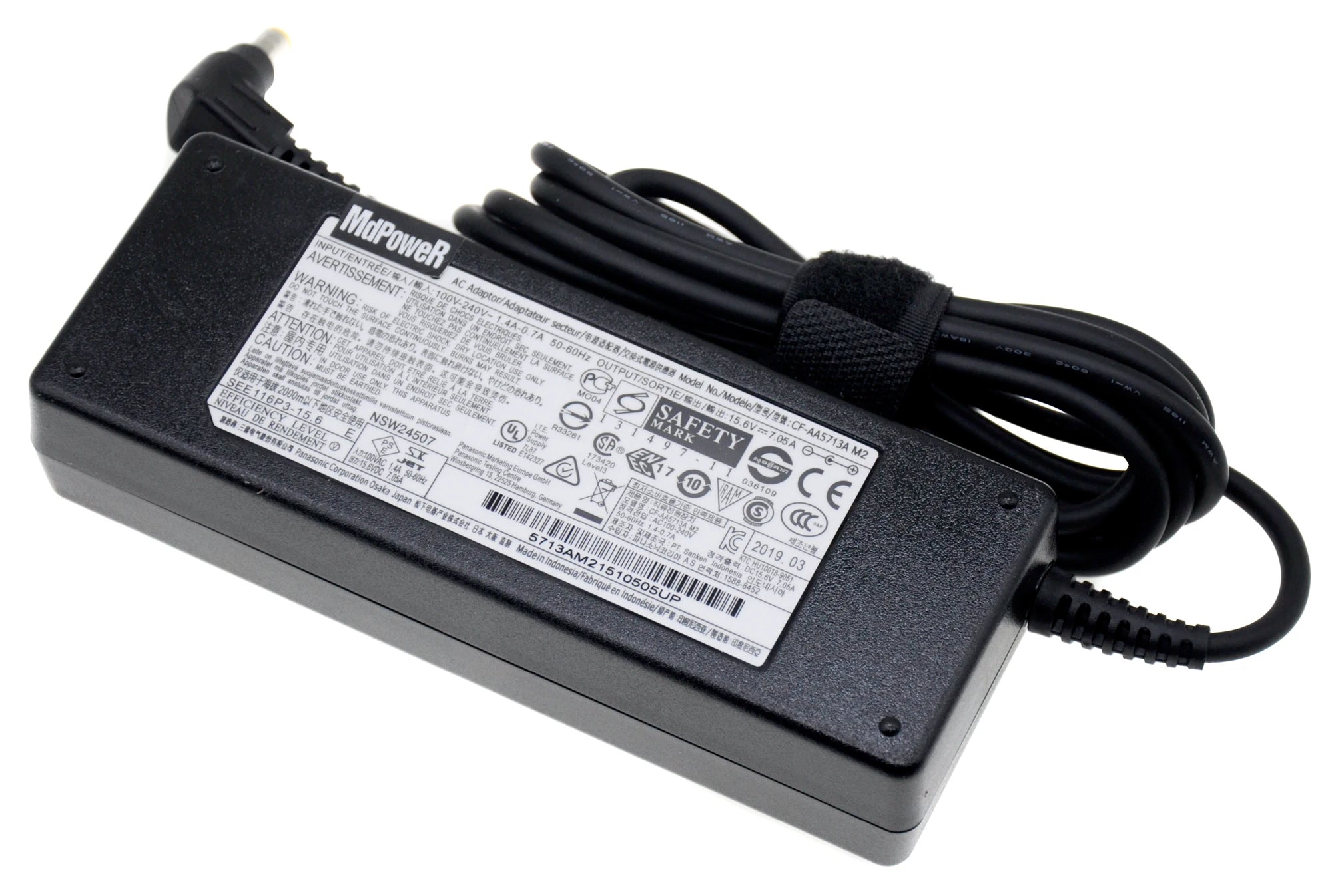 Genuine CF-AA5713A M1 M3 J1 ac power supply Adapter 15.6V 7.05A 110W charger for Panasonic CF-31 CF-52 CF-53 CF-D1N CF-54 CF33