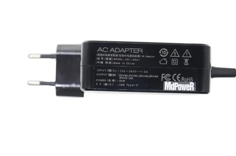For Asus 20V 3.25A 15V 3A 9V 3A 12V 3A 5V 2A type C Laptop AC Adapter Charger zenbook3 B9440U B9440UA UX390