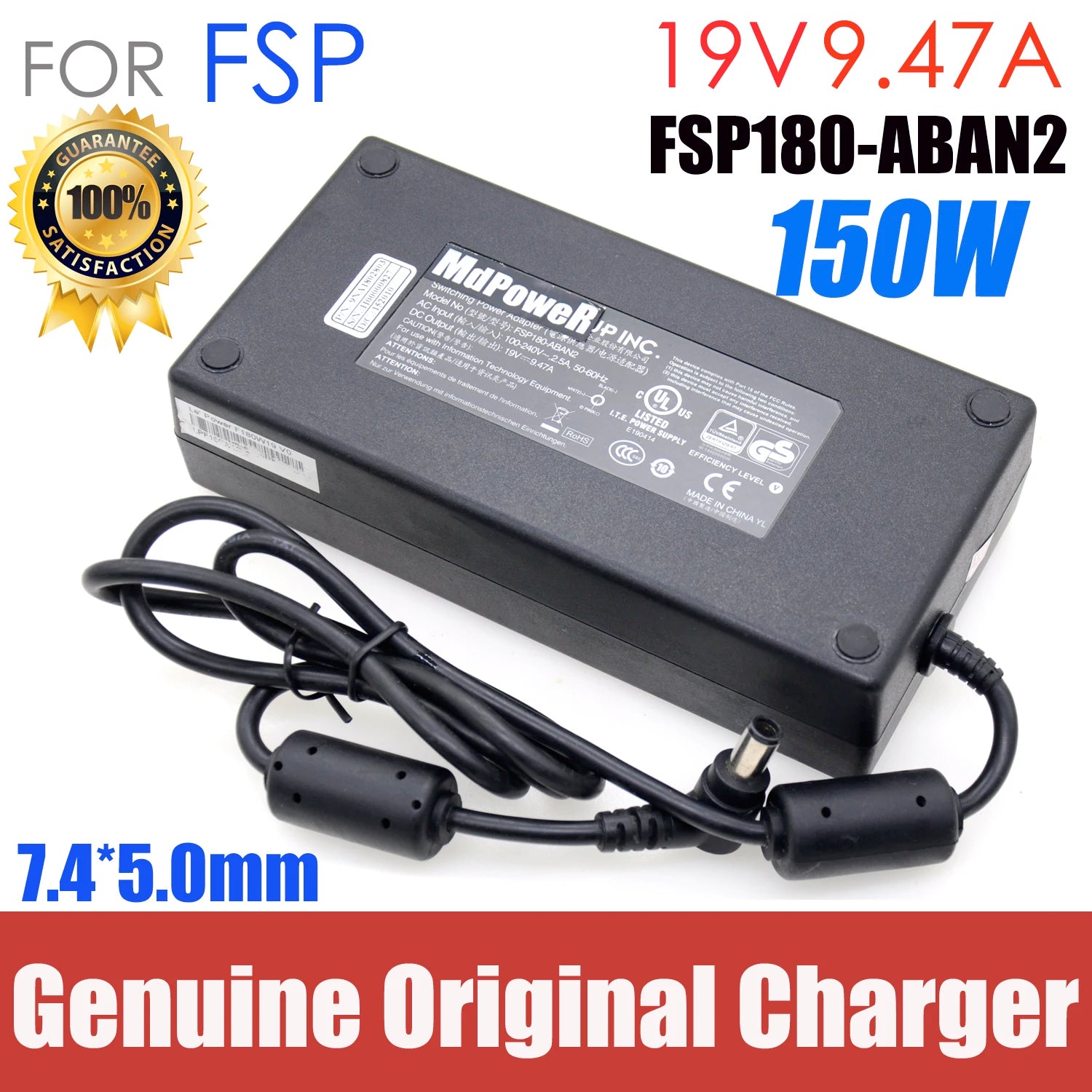 Genuine 19V 9.47A 180W FSP AC Adapter For  FSP FSP180-ABAN1 For ACER AZ3771 Z3620 Z5711 Z3770 Z3771 Power Supply Charger