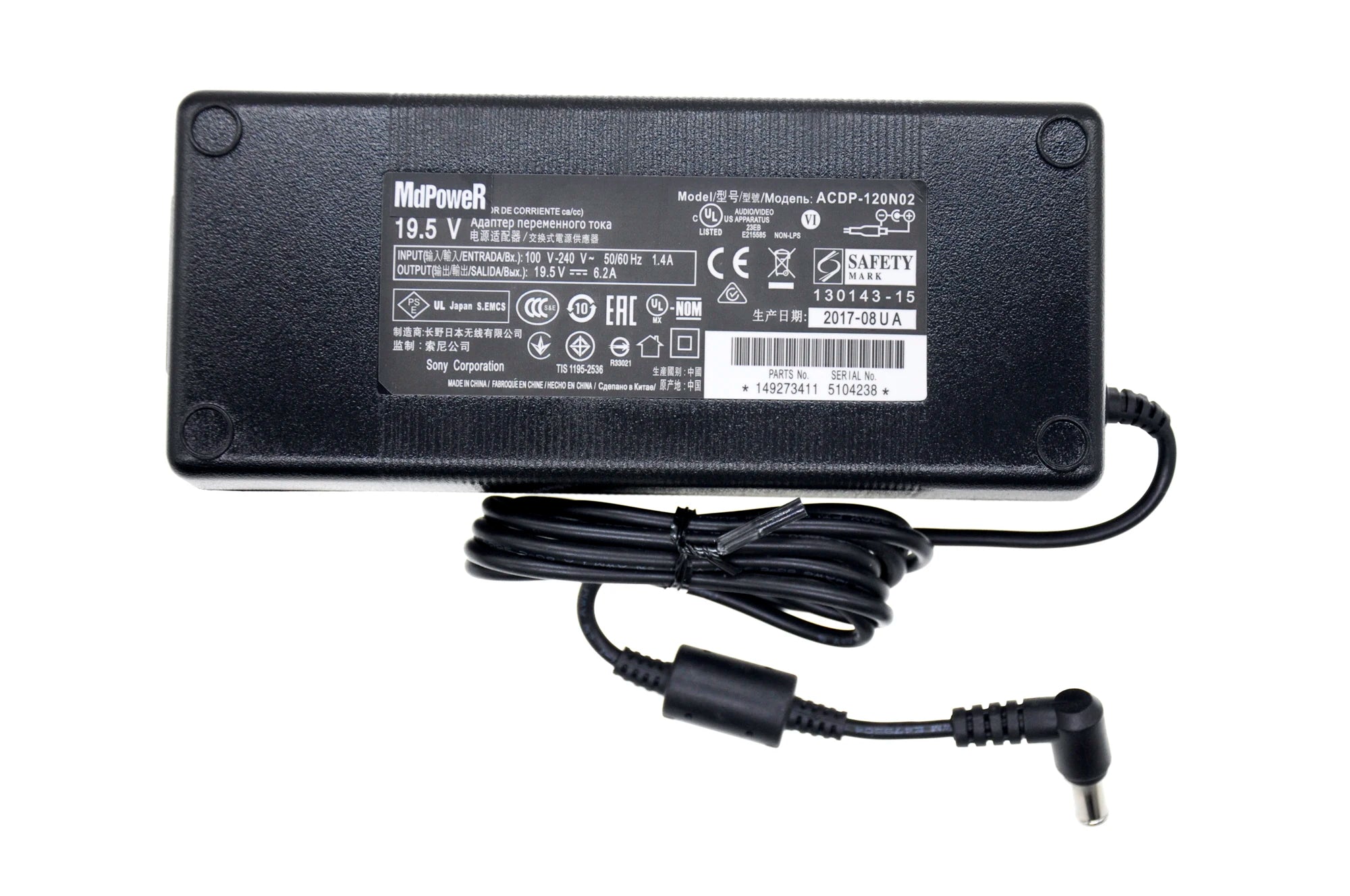 Original 19.5V 6.2A ACDP-120N02 120E03AC Adapter Power Supply For SONY KDL Series KDL-42W670A KDL-42W650A 55W950A LCD Monitor