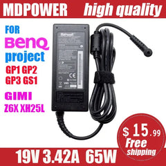 FOR BENQ projector Joybee 19V 3.42A AC Adapter Power supply Charger GP1 GP2 GP3 GS1 XGIMI Z6X XH25L Z3 Z6 Z6X XH05K XE08F XH05L