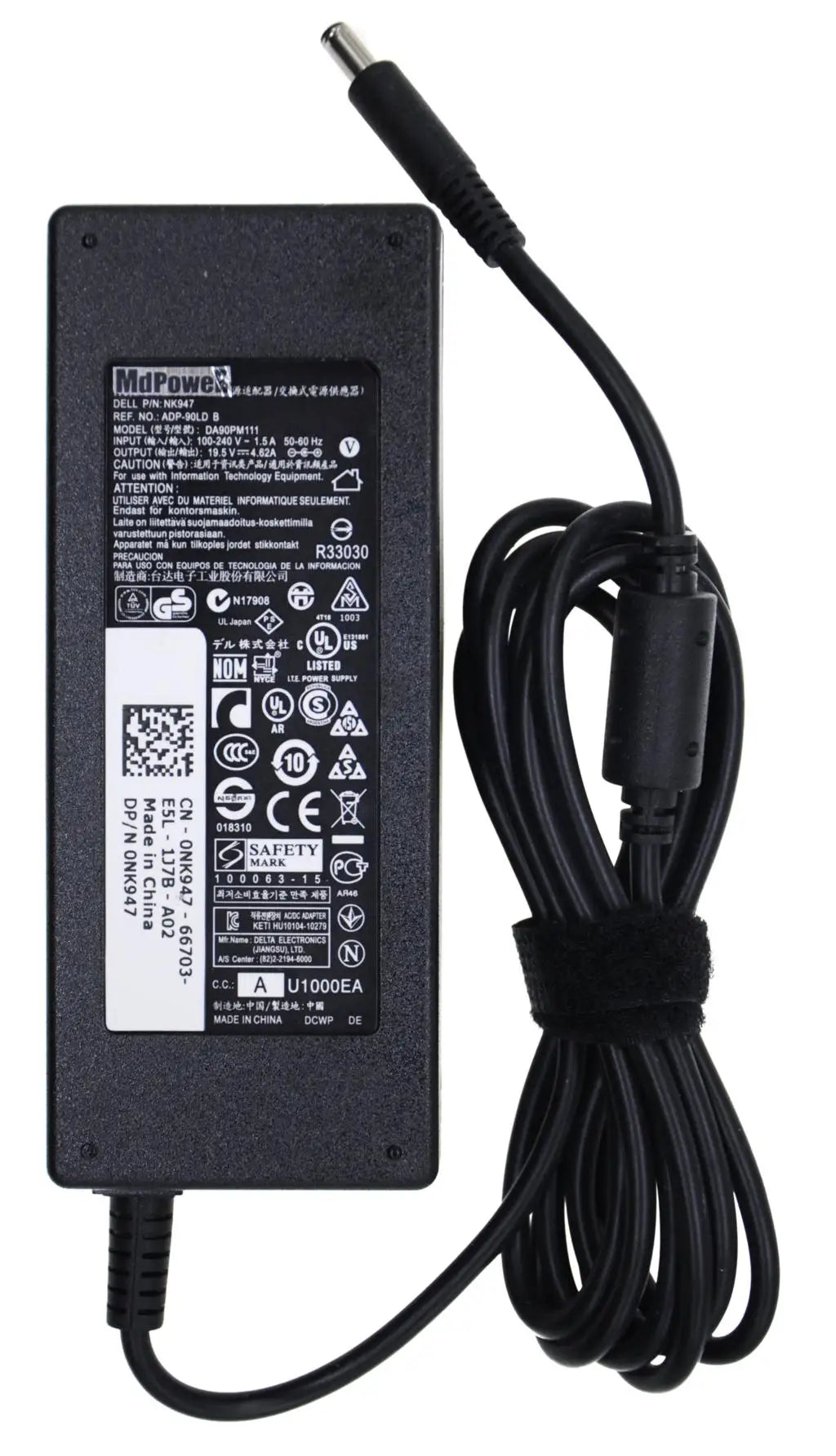 Original 19.5V 4.62A 90W laptop charger ac adapter for Dell inspiron 20 3043 3064 22 3265 24-3455 24-5450 20-3059 DA90PM 111