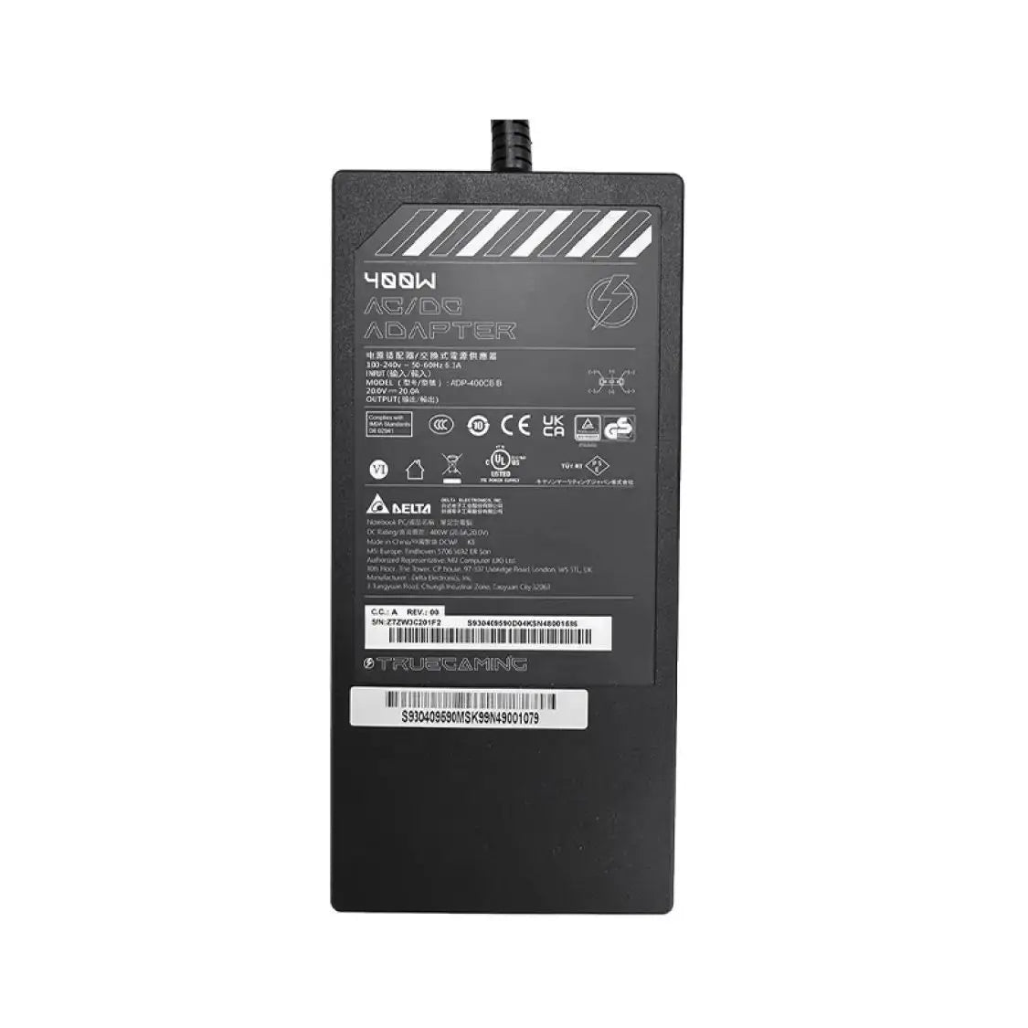 Original DELTA ADP-400CB B 20V 20A 400W Adapter Charger For MSI TITAN 18HX A14VIG CREATOR PRO X18 Laptop Power Supply Genuine