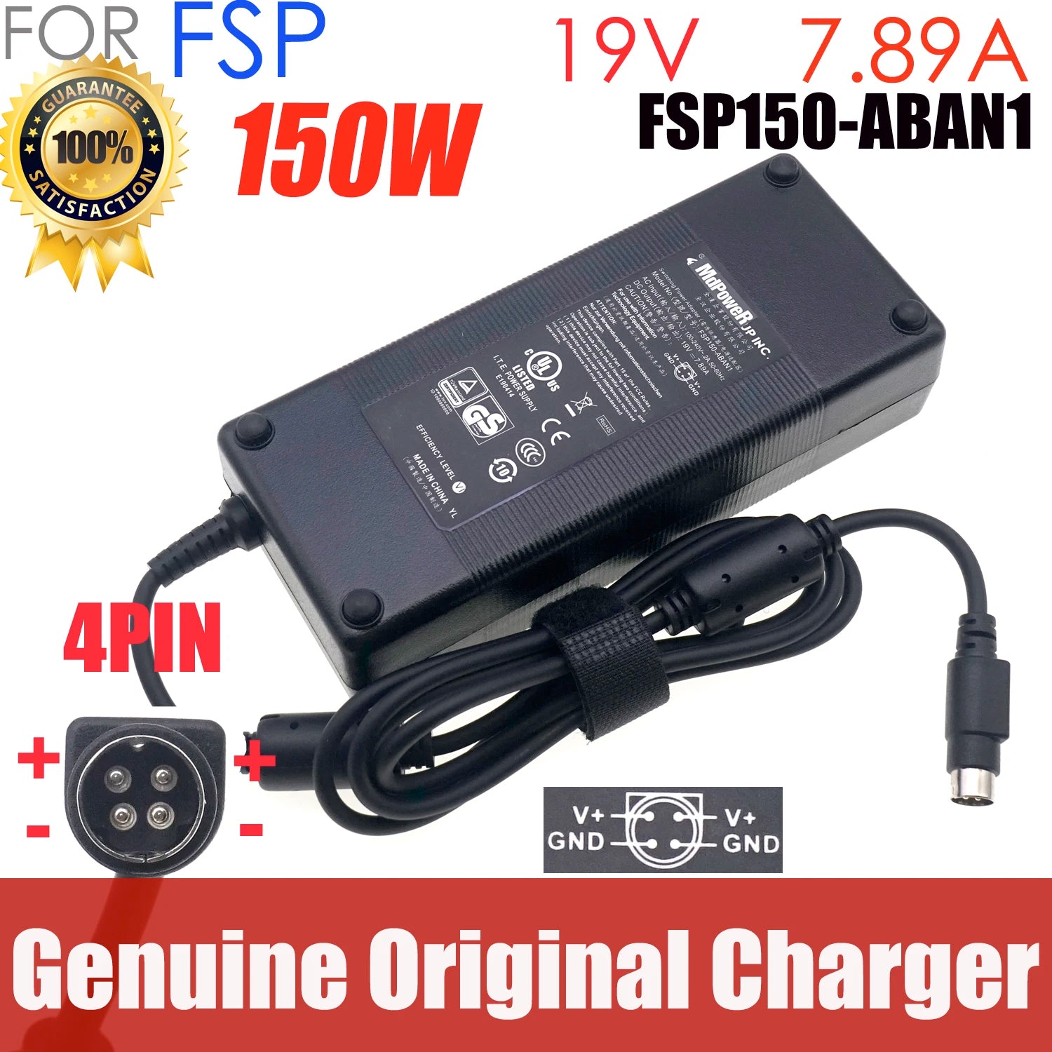 Genuine FSP150-ABBN1 19V 7.89A 150W Switching Power Supply AC Adapter FSP150-ABBN2 FSP150-AAA For GETAC X500 TOBII TX300 Charger