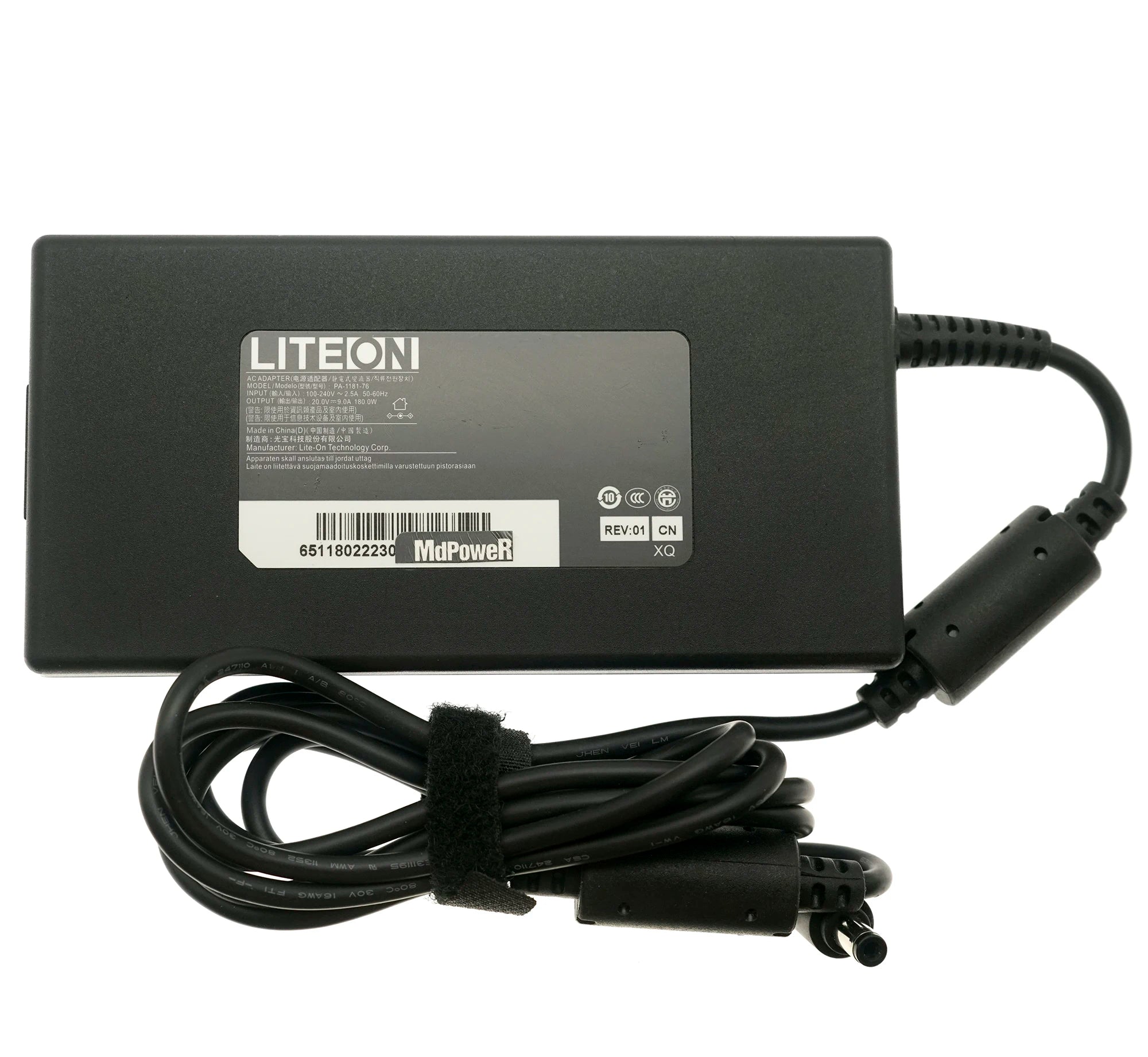 Original LITEON 20V 9A 180W Laptop Charger PA-1181-76 5.5x2.5mm Genuine Gaming Laptop Power Supply AC Adapter