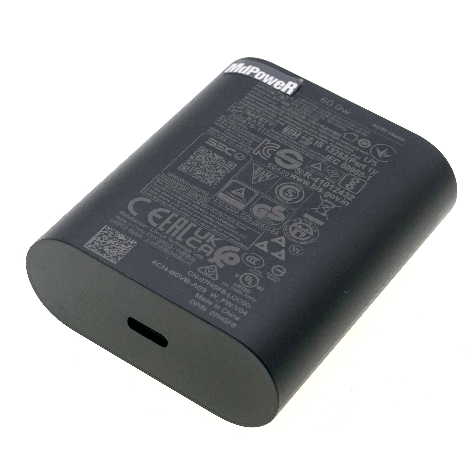 Original 60W GAN USB Type C DA60NM200 ADP-60LD BA USFF AC Power Charger 20V 3A Dell XPS 13 9320 Laptop Power Supply HA60NM200