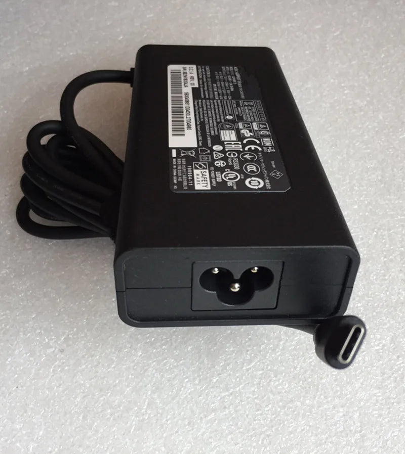 Original 90W 20V 4.5A USB Type C AC Adapter Charger for MSI Prestige 15 A10SC-013AU A10SC/GTX 1650 Max-Q Power Supply ADP-90FE D