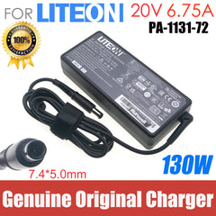 Original AC Adapter LITEON 20V 6.75A 135W PA-1131-72 Charger 7.4x5.0mm PA-1131-76 Laptop Power Supply Genuine