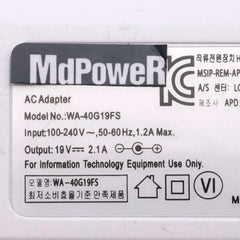 Original 19V 2.1A 40W 3.0x1.0mm AC Adapter For LG LCAP48-WK LCAP48-BK WA-40G19FS ADS-40MSG-19 19040GPK GRAM Power Supply Charger