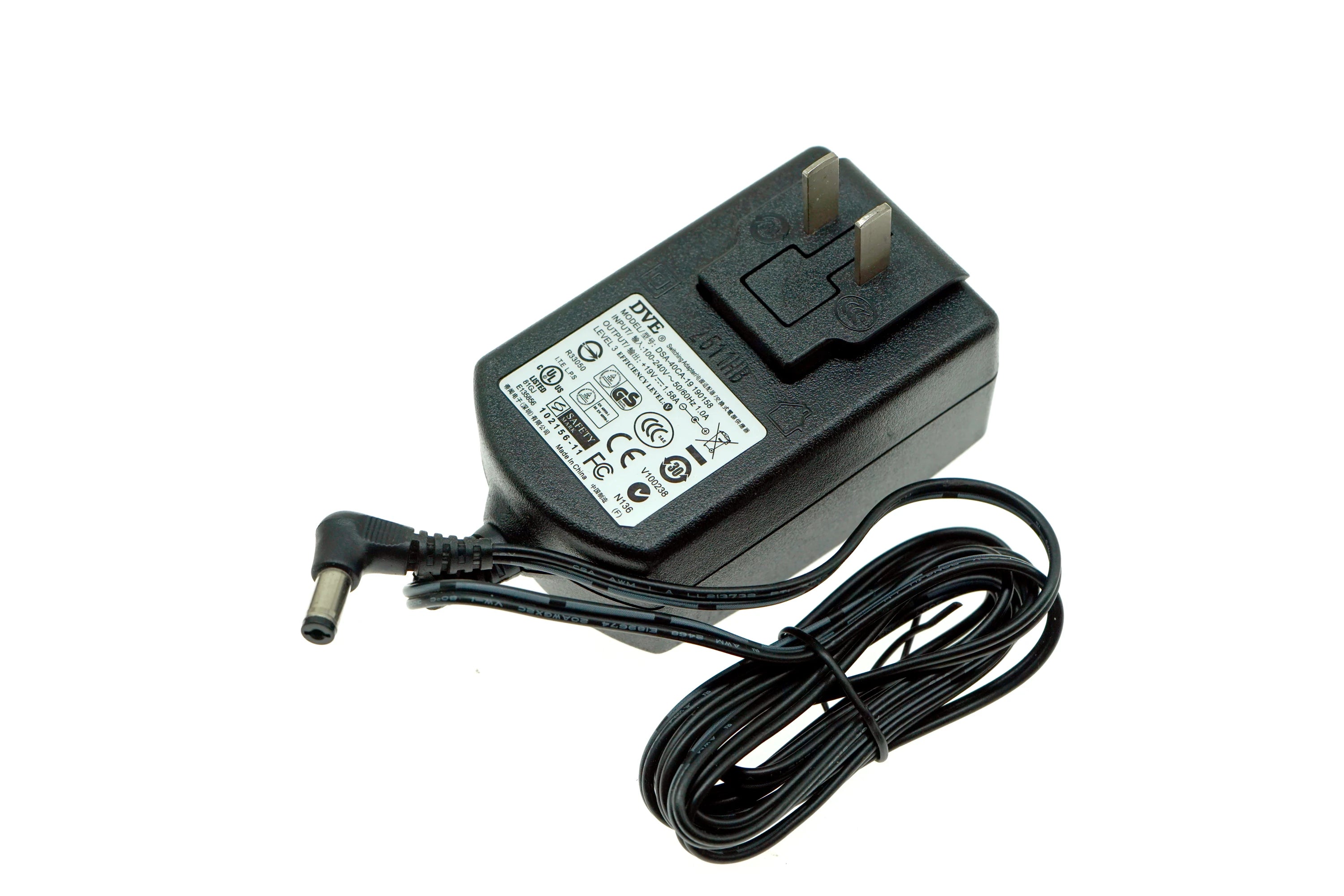 Original DVE 19V 1.58A FOR viewsonic LCD monitor AC adapter Power supply 19030E VS14886 VX2770S VX2253MH VS14880  ADS-40SG-19-3