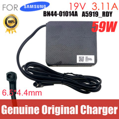 Genuine A5919_RDY BN44-01014A A5919-RDY AC/DC Power Adapter Charger For SAMSUNG LCD Monitor Power Supply 19V 3.11A 59W 6.5x4.4mm