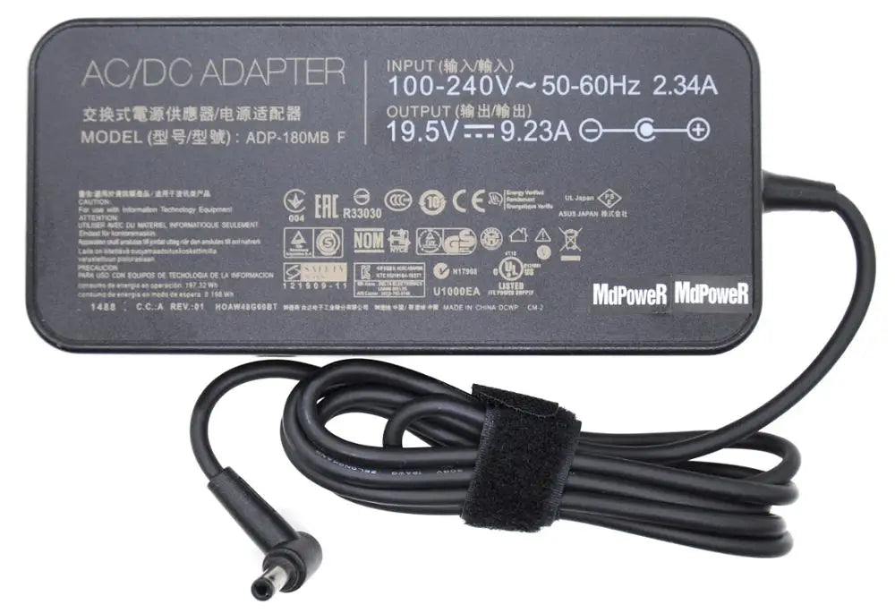 Original For Asus N551Z FX60V GFX72 G750JW G752 ZX60V ADP-180MB F 19.5V 9.23A 180W 5.5*2.5mm Laptop AC Adapter Power Charger