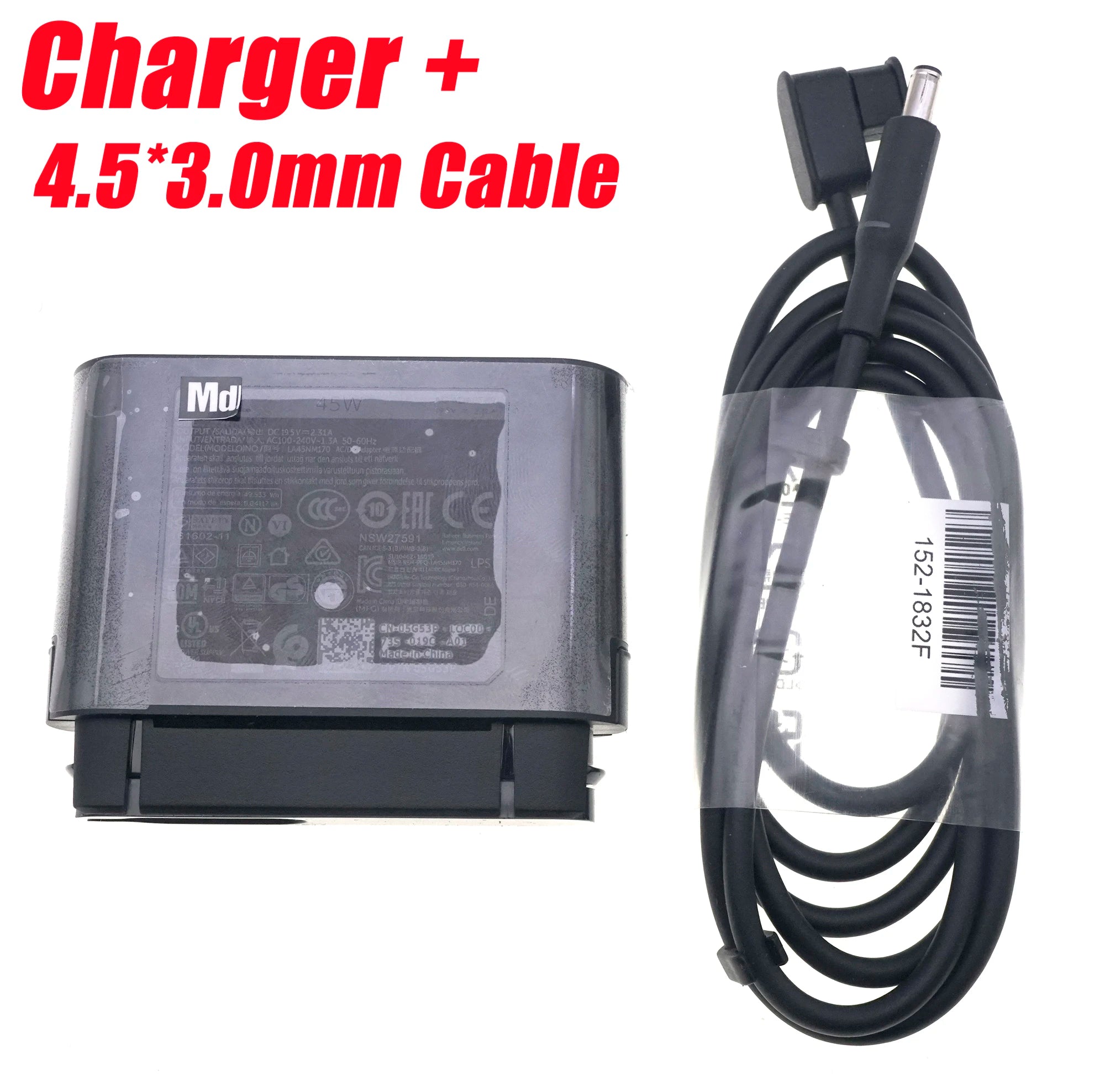 19.5V 2.31A 45W laptop AC Adapter 10000mAh Power bank 43Wh for Dell DP/N:05G53P 0DHPY5 TYPE-C SMP43PH170 LA45NM170 PH45W17-BA