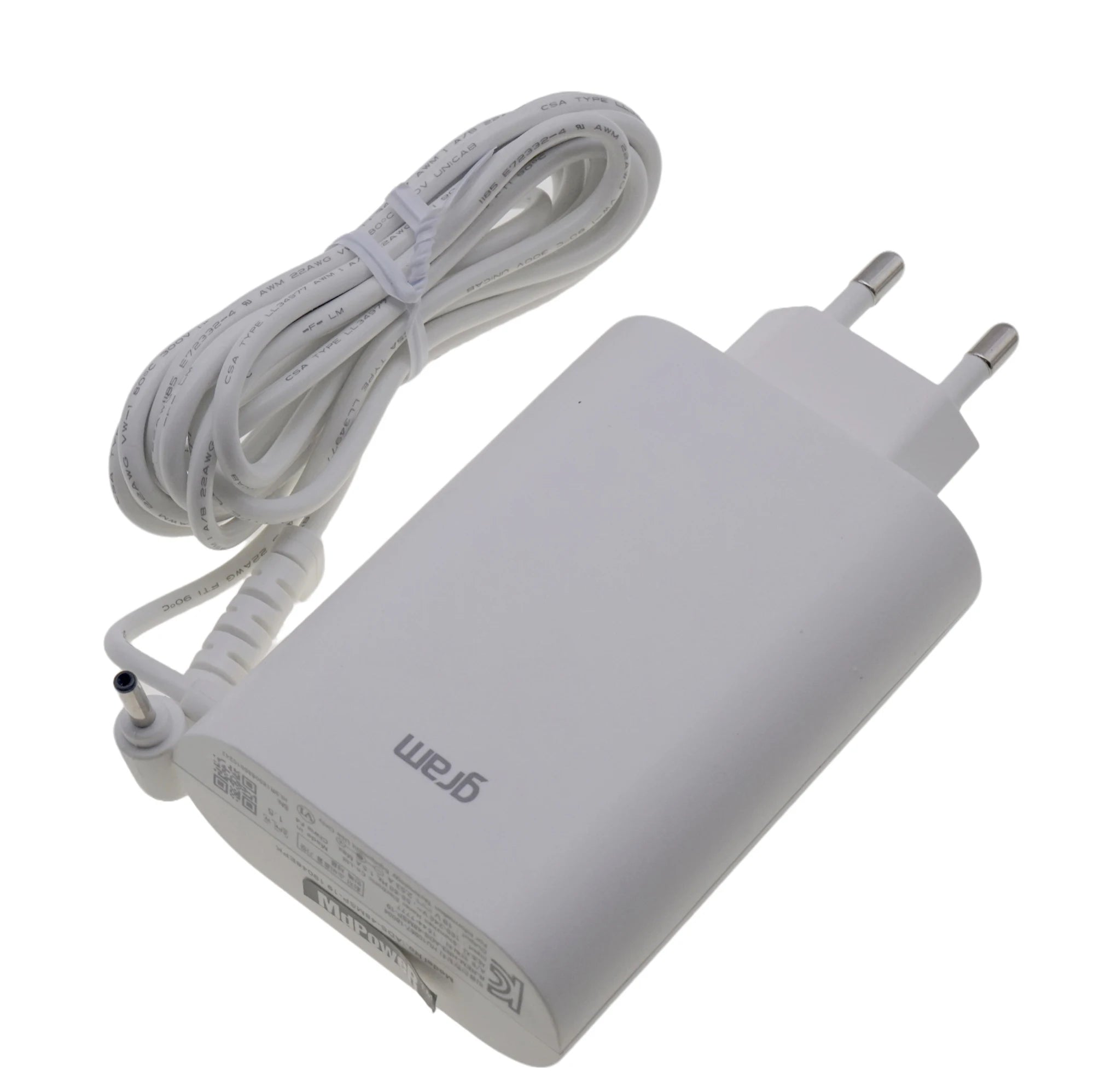 Genuine OEM For LG ADS-48MSP-19 19048EPK EAY65249001 AC DC Adapter 48W Charger For LG GRAM 15Z970 14Z980C 17Z90N 15ZD990 EU Plug